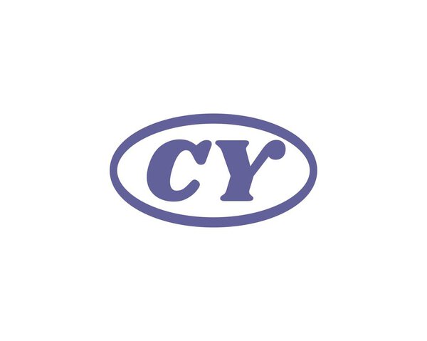 CY logo design. CY