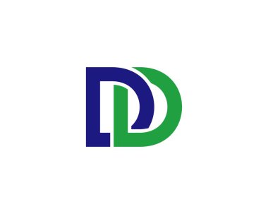 DD logo tasarımı. DD
