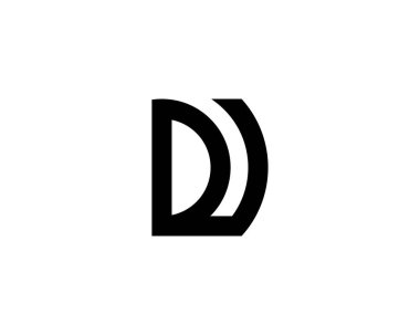 DU logo tasarımı. DU