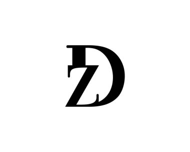 DZ ZD logo tasarımı