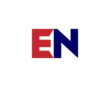 EN logo tasarımı. EN