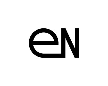 EN logo tasarımı. EN