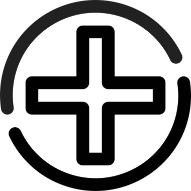 çapraz simge, vektör illüstrasyonu beyaz arkaplanda izole edildi 