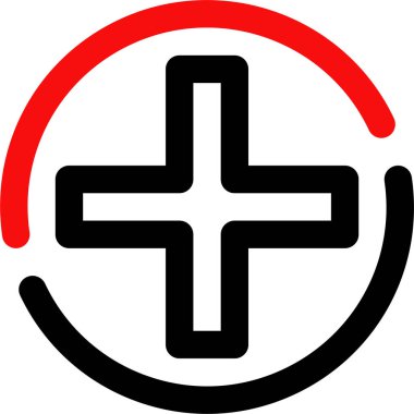 çapraz simge, vektör illüstrasyonu beyaz arkaplanda izole edildi 