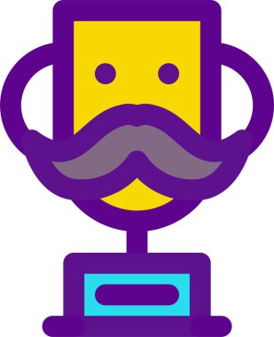 berber Kupası simgesi, vektör illüstrasyonu beyaz arkaplanda izole edildi 