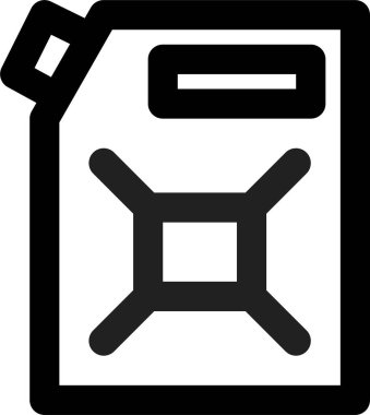 dizel simgesi, vektör illüstrasyonu beyaz arkaplanda izole edildi 