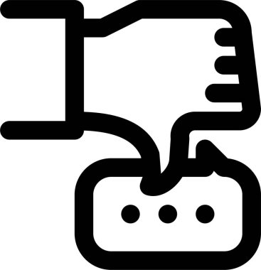 onaylanmayan simge ve vektör illüstrasyonu beyaz arkaplanda izole edildi 