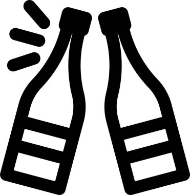 Şerefe simgesi ve vektör illüstrasyonu beyaz arkaplanda izole edildi 