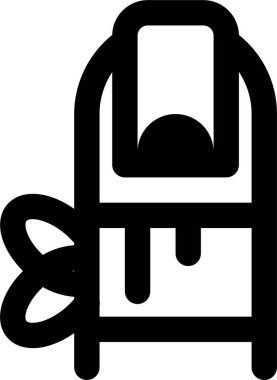 parmak simgesi, vektör illüstrasyonu beyaz arkaplanda izole edildi 