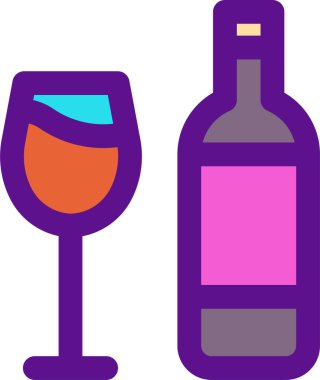 Beyaz arka planda izole edilmiş vektör illüstrasyonu.  