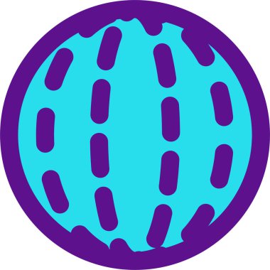 beyaz arkaplanda izole edilmiş dünya simgesi ve vektör illüstrasyonu 