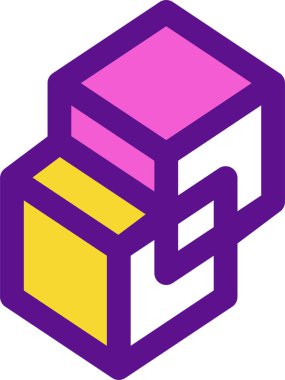 Beyaz arkaplanda kesişen simge ve vektör illüstrasyonuName 