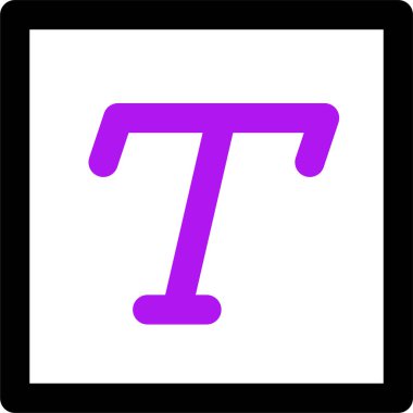 yazı tipi simgesi ve vektör illüstrasyonu beyaz arkaplanda izole edildi 