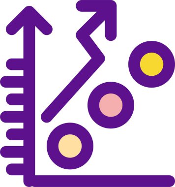 oranı yüksek sınıflandırma simgesi, vektör illüstrasyonu beyaz arkaplanda izole edildi