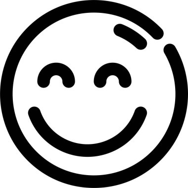 tatmin simgesi ve vektör illüstrasyonu beyaz arkaplanda izole edildi 