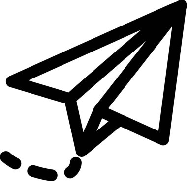 Beyaz arkaplanda izole edilmiş destek simgesi ve vektör illüstrasyonu gönder