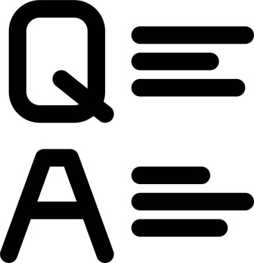 Anket simgesi, vektör illüstrasyonu beyaz arkaplanda izole edildi