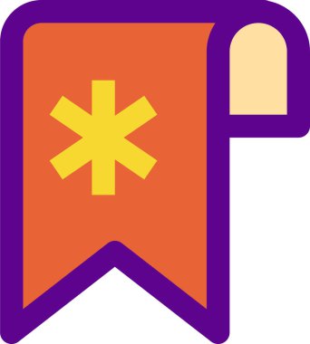 tıbbi etiket simgesi, vektör illüstrasyonu beyaz arkaplanda izole edildi 