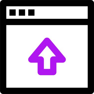 Gönderme simgesi ve vektör illüstrasyonu beyaz arkaplanda izole edildi  