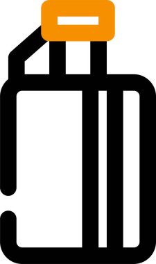 Viski simgesi, vektör çizimi beyaz arkaplanda izole edildi 