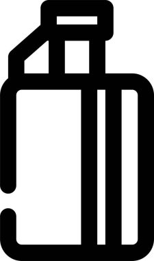 Viski simgesi, vektör çizimi beyaz arkaplanda izole edildi 