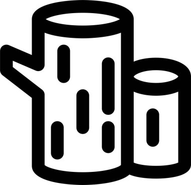 Tahta simgesi, vektör illüstrasyonu beyaz arkaplanda izole edildi 