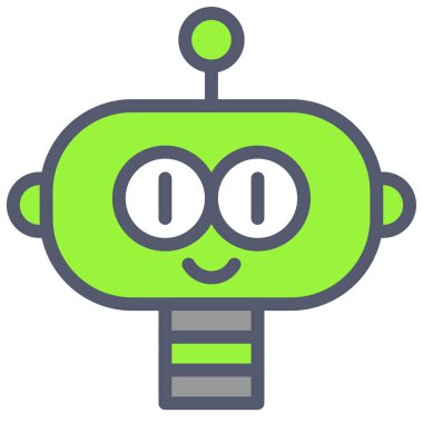 android icon, vector illustration isolated on white background 