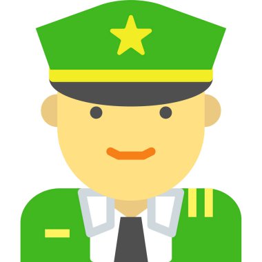 ordu web simgesi, vektör illüstrasyonu 