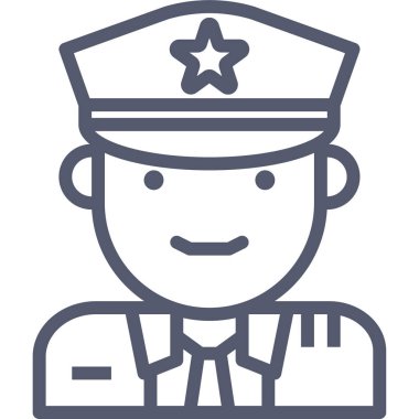 ordu web simgesi, vektör illüstrasyonu 