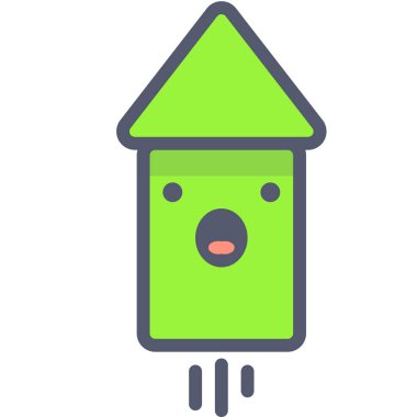 yön web simgesi, basit vektör illüstrasyonu 