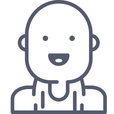 Evlat. Web simgesi basit illüstrasyon