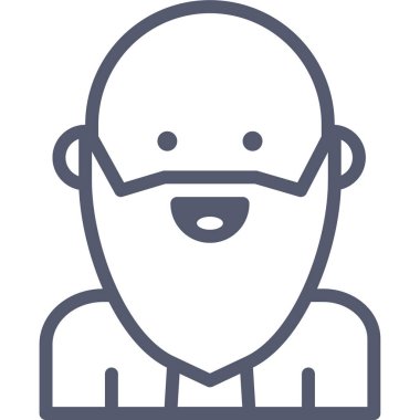 İslam web simgesi, basit vektör illüstrasyonu