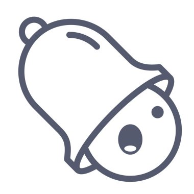 bildirim web simgesi, basit vektör illüstrasyonu  