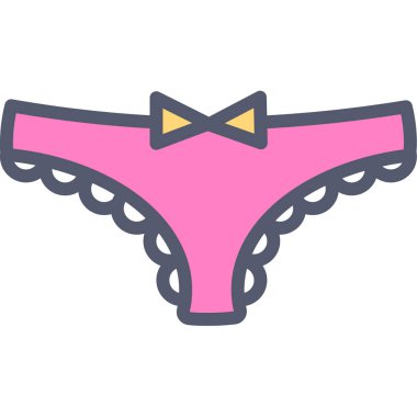 Sütyen. Web simgesi basit illüstrasyon