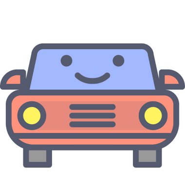 - Araba. Web simgesi basit tasarım 