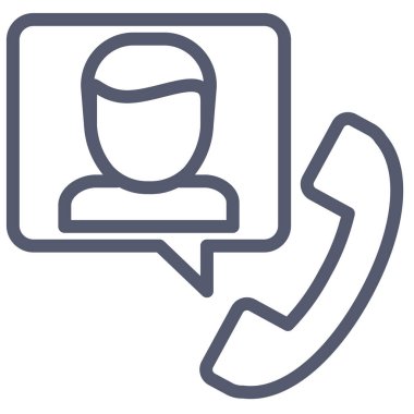 Sohbet web simgesi, basit vektör illüstrasyonu 