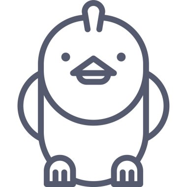 tavuk ağı simgesi, vektör illüstrasyonu 