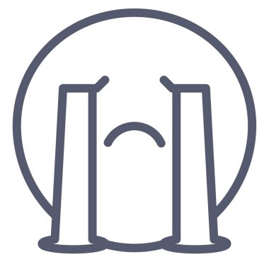 çığlık emoji simgesi, vektör illüstrasyonu beyaz arkaplanda izole edildi