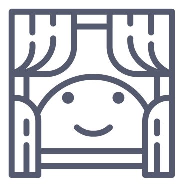 Modern simgenin vektör illüstrasyonu