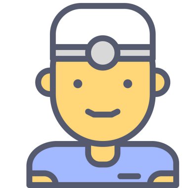 Diş çizgisi simgesi, vektör illüstrasyonu beyaz arkaplanda izole edildi  