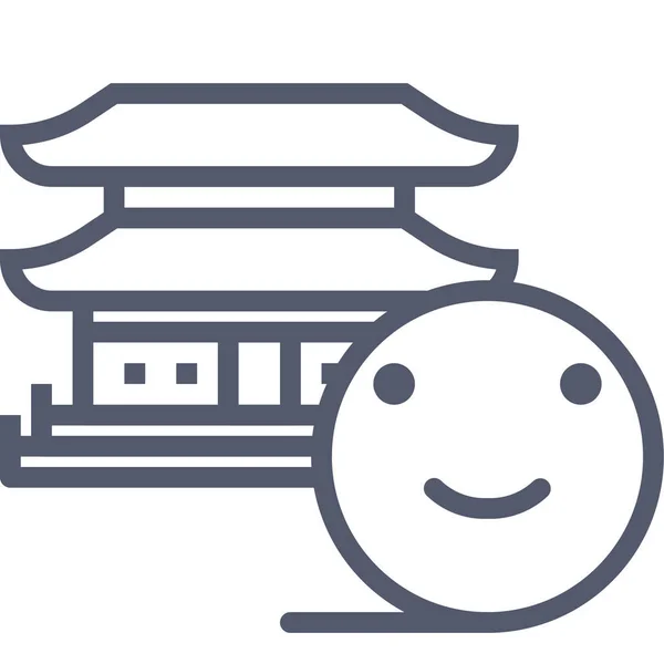 Buddha Flat Vector Icon — 스톡 벡터