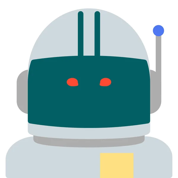 Robot Icône Web Illustration Simple — Image vectorielle