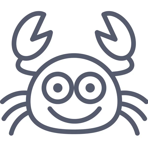Chobotnice Webová Ikona Jednoduchá Ilustrace Royalty Free Stock Vektory
