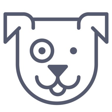 Yüz maskesi. Basit tasarım