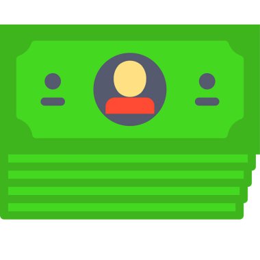 kredi web simgesi, basit vektör illüstrasyonu