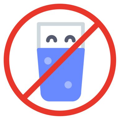 Yemek yok. Basit resimleme