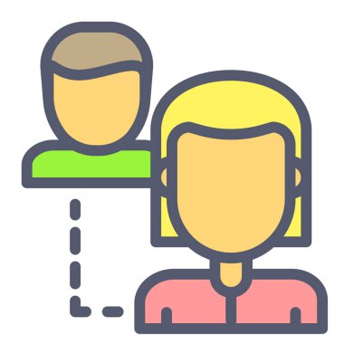 kullanıcı web simgesi, basit vektör illüstrasyonu 