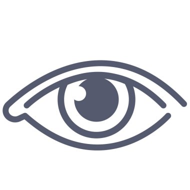 Göz. Web simgesi basit tasarım