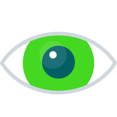 Göz Ağı simgesi, vektör illüstrasyonu 