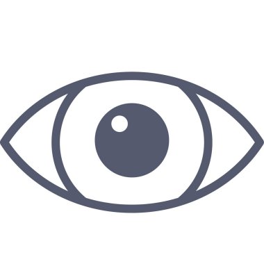 Göz Ağı simgesi, vektör illüstrasyonu 